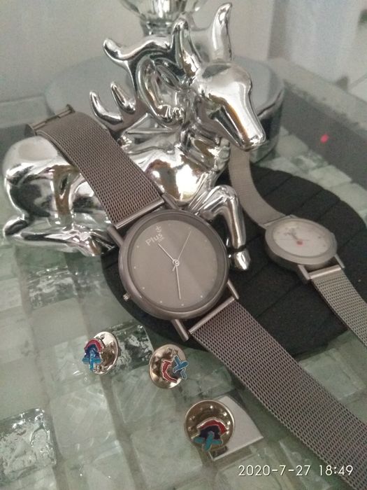 Plus GSM przypinka zegarek kolekcjonerskie oryginalne