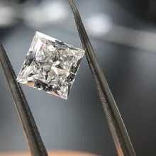 DiamentMoissanit Księżniczka7mmx7mm-2CT VVS1-D