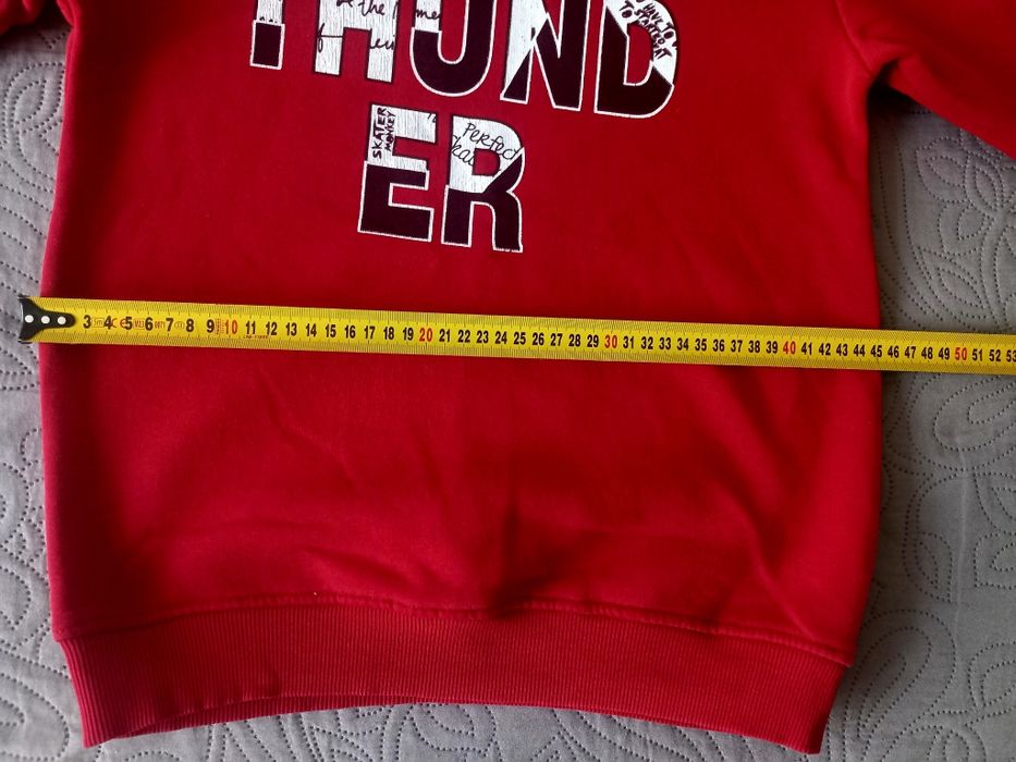 Бордове худі THUNDER