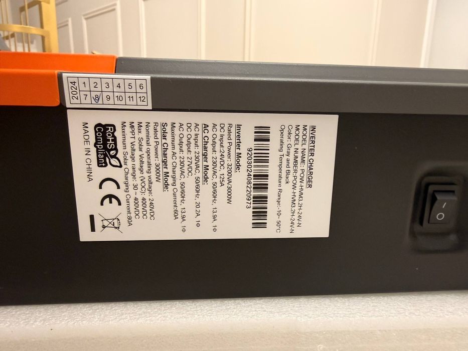 Інвектоктор гібридний PowMr 3.2кВт 24В