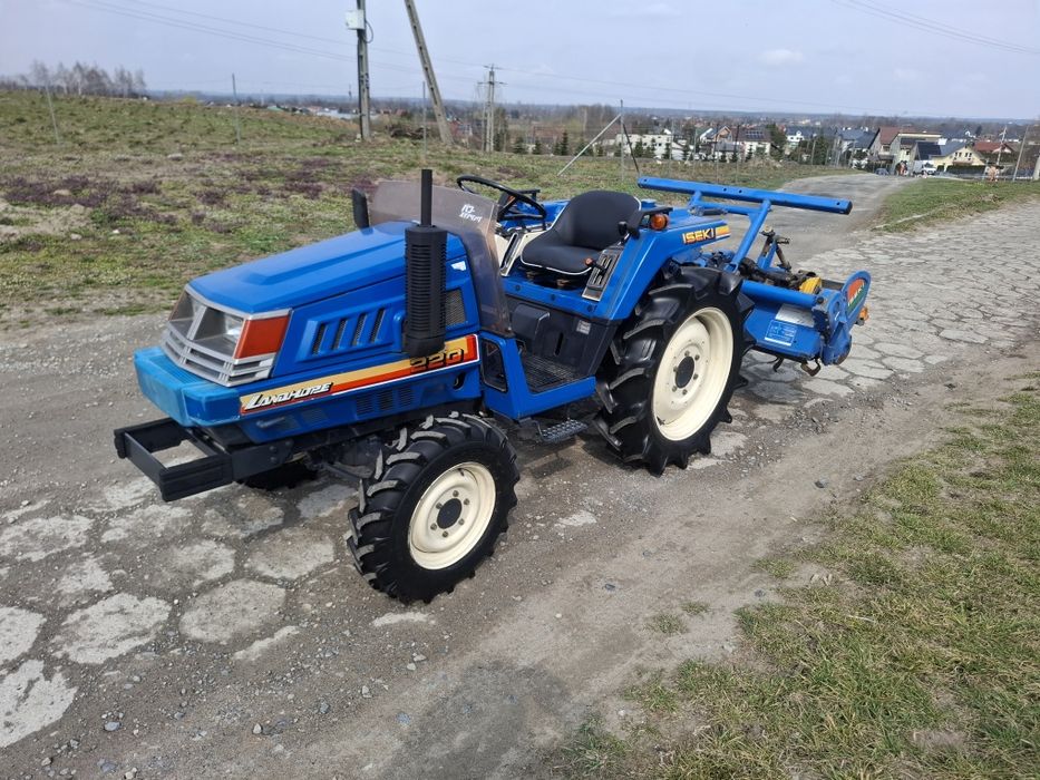 Traktor japoński 4x4 Iseki Landhope 220 piękny stan  wspomaganie