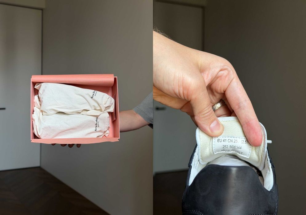 Кеди Acne Studios Lace-Up (Legacy Jil Sander Prada)