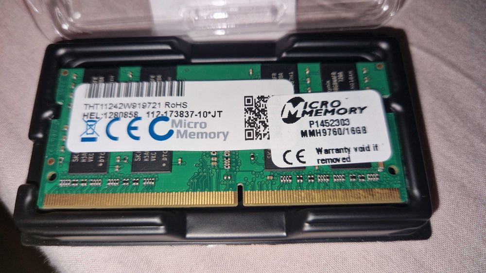 Memória RAM 16GB DDR4-2666 SODIMM Portátil chips SK hynix - NOVA