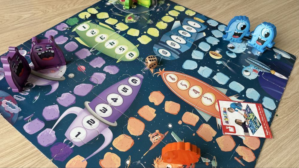 Gra chińczyk puzzle XXL Janod