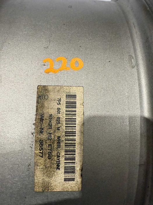 2 jantes Porsche Cayenne "21"