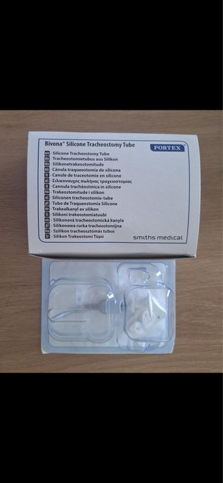 Трахеостомічна трубка Bivona Silicone Tracheostomy Tube 3.5 mm