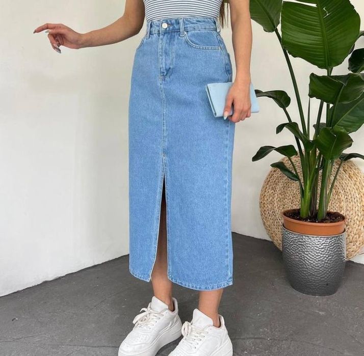 Нова джинсова спідниця