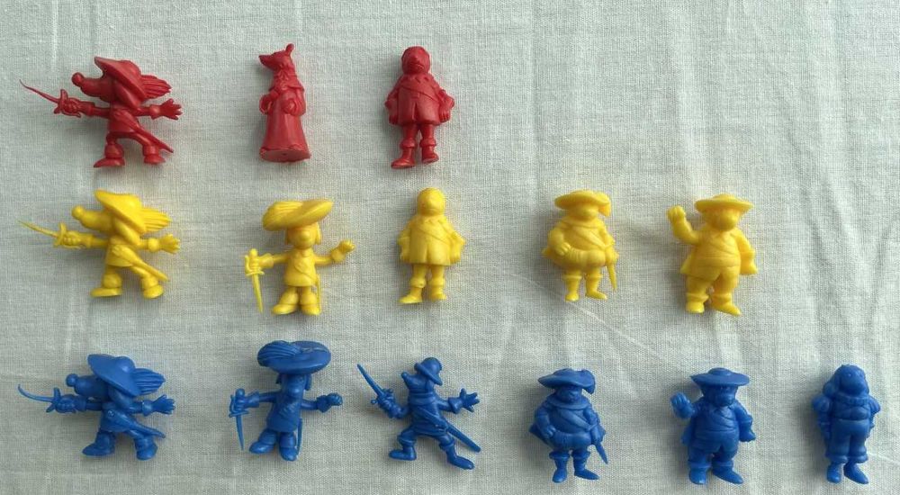 Vintage Monochrome Dolls – Dartacão and the Three Moscãoteiros, Disvenda64738464308099121