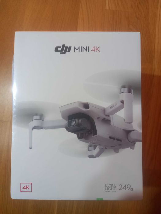 Dron DJI Mini 4K z aparaturą RC-N1C, kamera 4K UHD, 3-osiowa stabilizacja gimbala