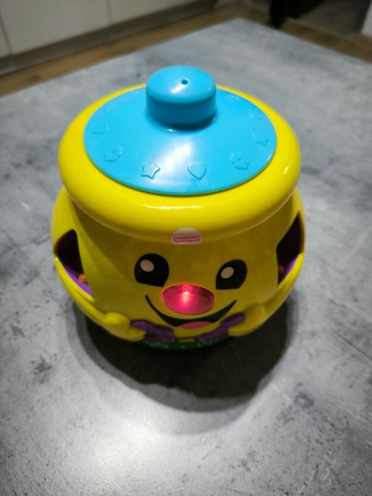 Garnuszek na klocuszek Fisher Price polska weraja