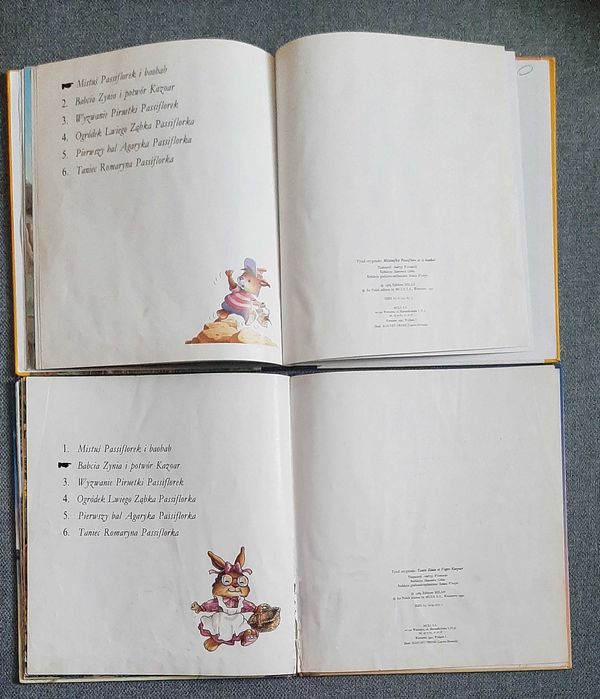 Tom 1 i 2 Mistuś Passiflorek i baobab Babcia Zynia i potwór Kazoar