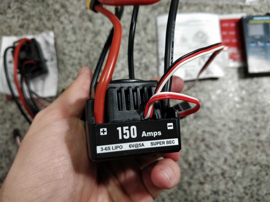 RC регулятор Hobbywing Brushless 4S 6S безколекторний 120А 150А мотор