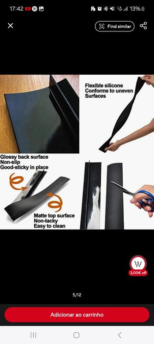 Vedação para fendas