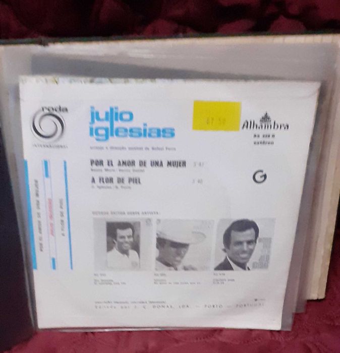 Disco Vinil- Single- Julio Iglesias