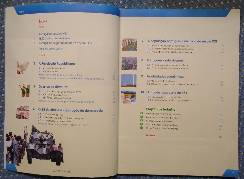 "História e Geografia de Portugal 6ºAno" Manual (Partes 1/2)+e-Manual