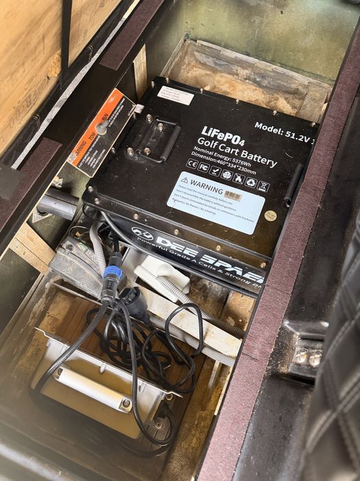 Buggy de golfe CLUBCAR com bateria de lítio nova