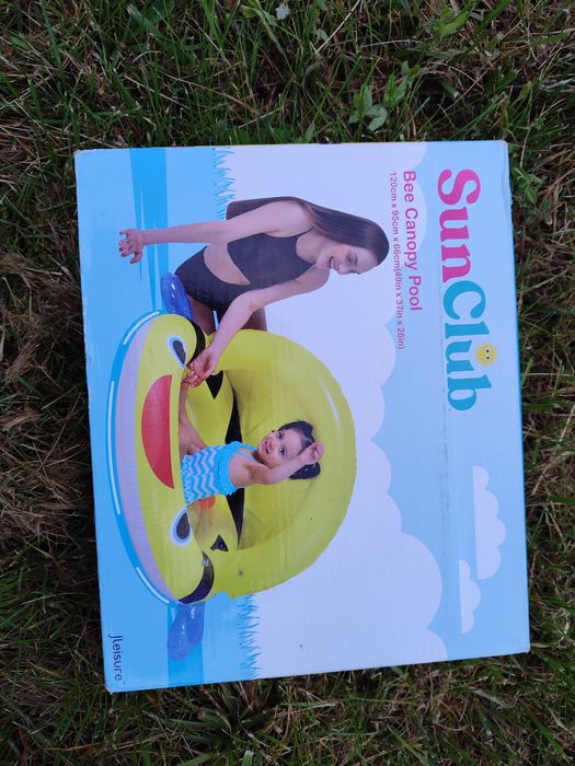 Nowy okrągły dmuchany basen dla dziecka Kaczka