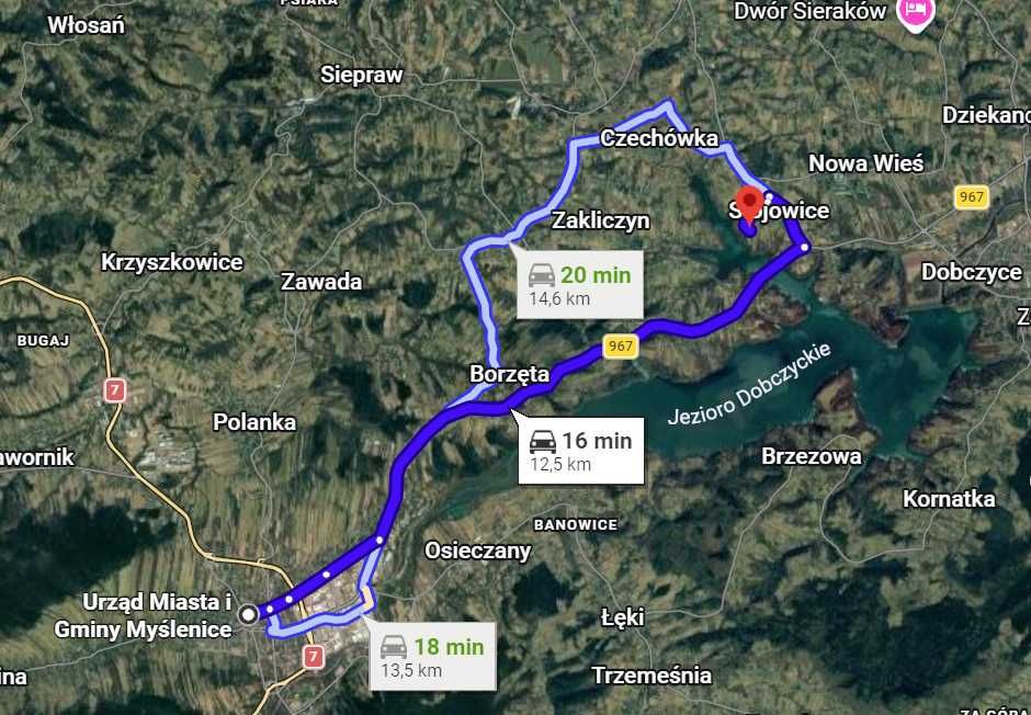 Działka Budowlana 220 m² - Stojowice koło Dobczyc - Więcej