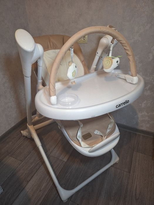 Стільчик для годування 3 в 1 CARRELLO
