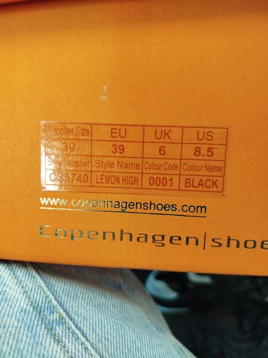 Buty Copenhagen Lemon Hight - Black