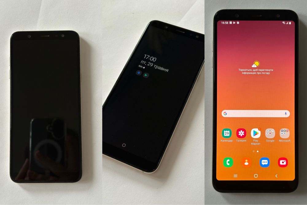 Смартфон Samsung A6+ plus 3/32 , полностью рабочий