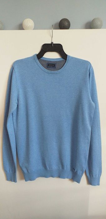 Sweterek męski błękitny