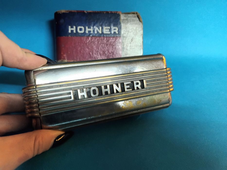 Hohner stara harmonijka ustna rzadko model