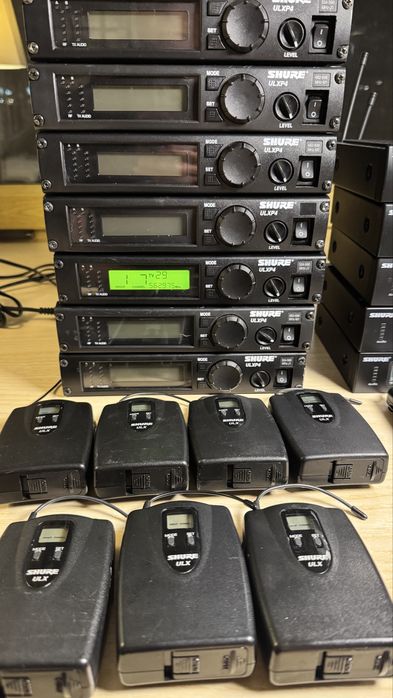 Shure SLX, Shure ULXP, радіомікрофон, бодіпак та головна гарнітура