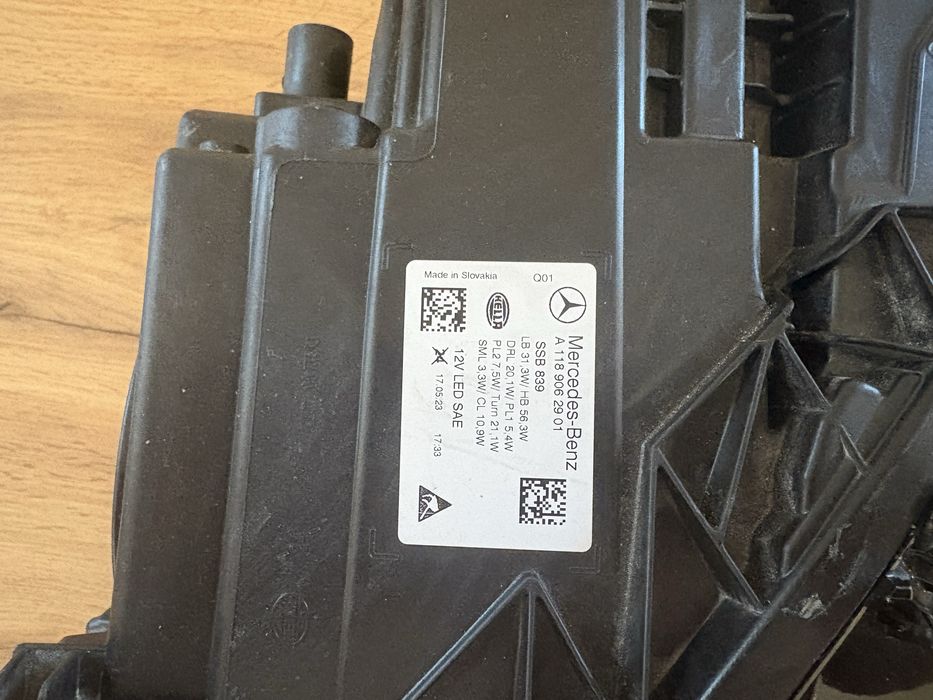 Mercedes CLA W118 A118 LIFT FULL LED MULTIBEAM lampa lewa przód USA