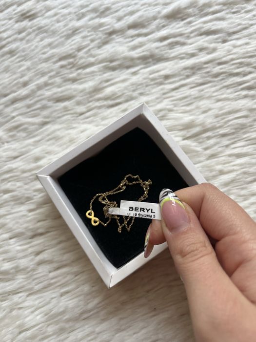 naszyjnik ze znakiem nieskończoności srebro 925