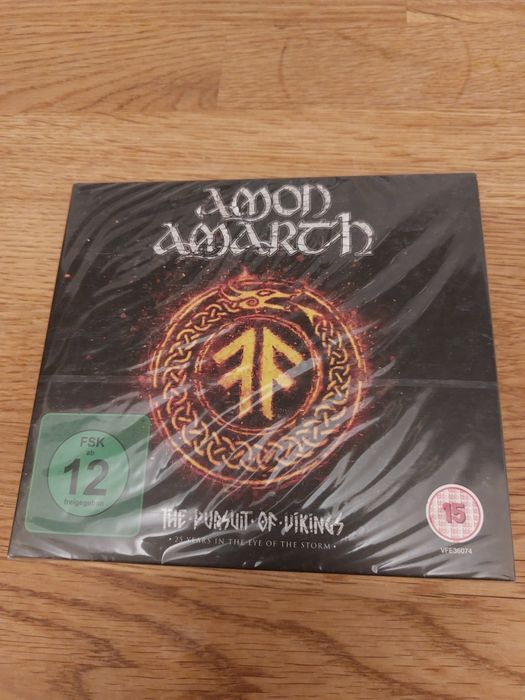 Amon Amarth Blu ray + CD The Pursuit Of Vikings FOLIA unikat