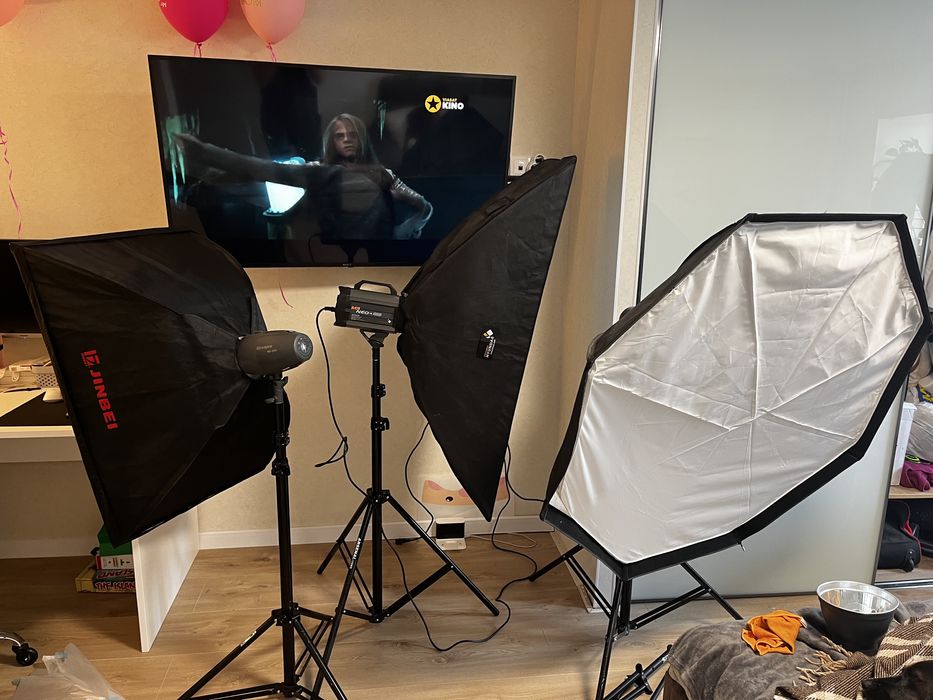 Студійне освітлення набір