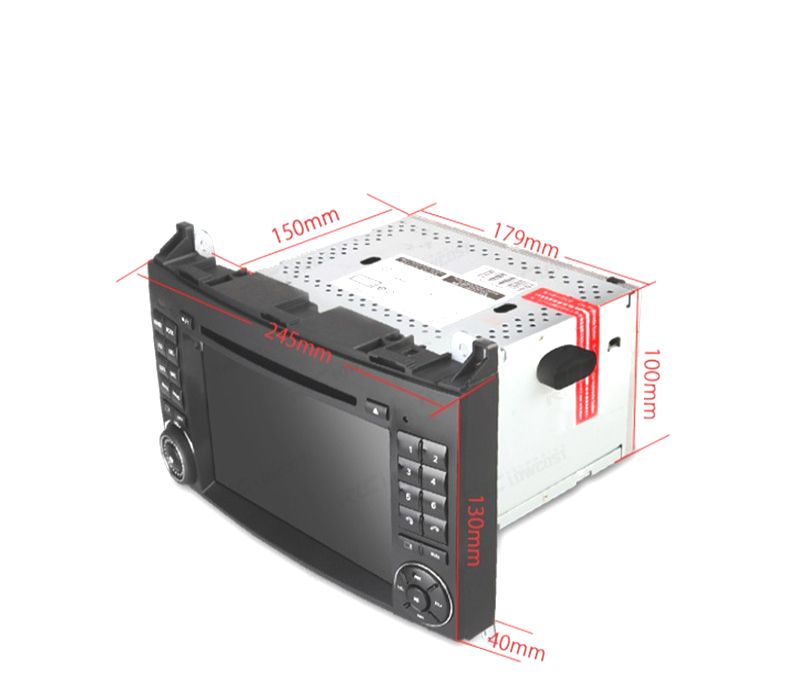 AUTO RADIO TIPO OEM GPS 7" PARA MERCEDES USB GPS TACTIL HD