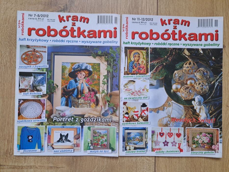 Kompletne gazetek Kram z robótkami - 9 szt