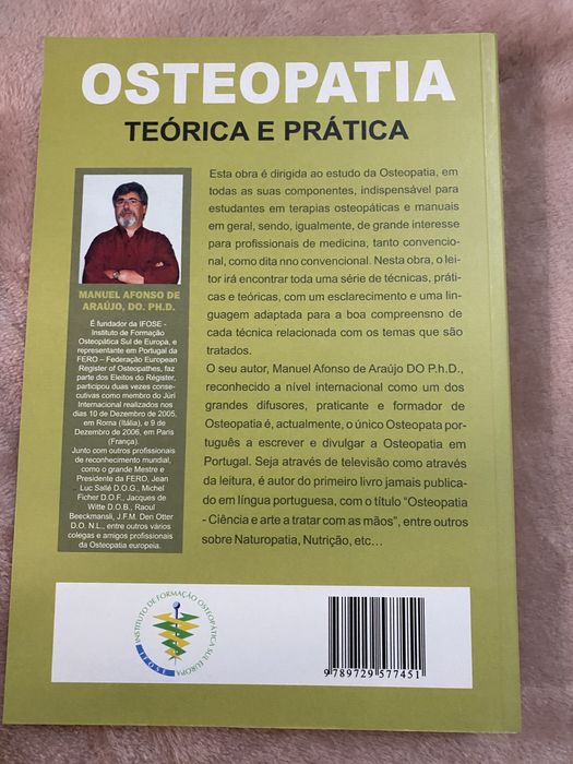 Osteopatia - teoria e prática -  Manuel Afonso de Araújo