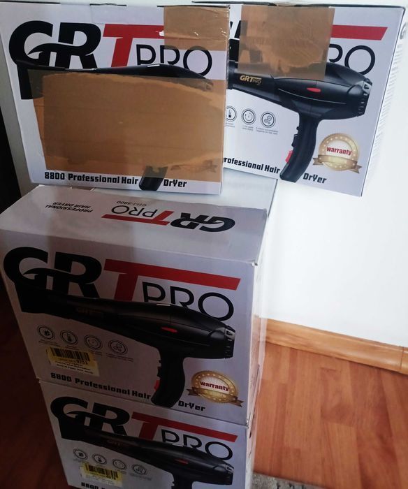 GRT PRO 8800 Jonowa suszarka do włosów 3500 W Turbo Powystawowa