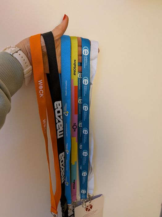 Fitas coloridas para coleção