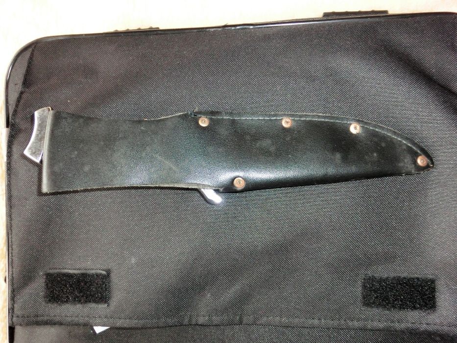 Fantastyczny nóż bojowy, mysliwski, razem z pokrowcem, Steingesssteel