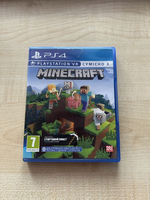 Minecraft ps4 диск