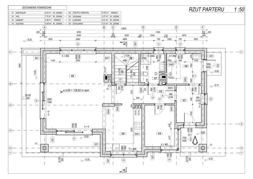 Rysunek techniczny, budownictwo, urbanistyka, instalacje