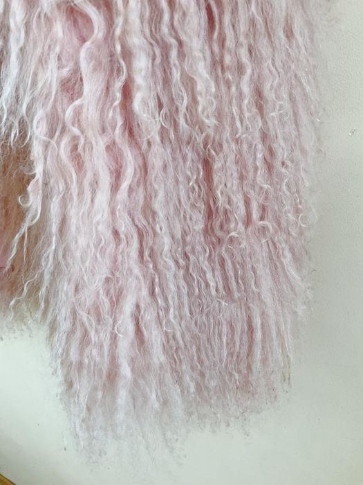 Роскошная подиумная шуба лама, Alberta Ferretti