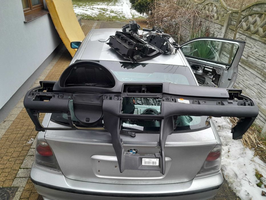 JESZCZE TANIEJ! Wszystkie części BMW E46 N42B18 wnętrze,silnik,buda