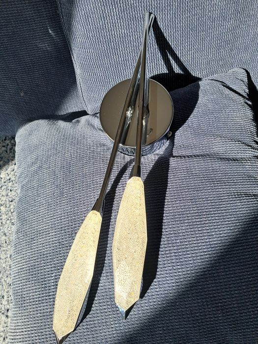 Lampa kinkiet srebrny