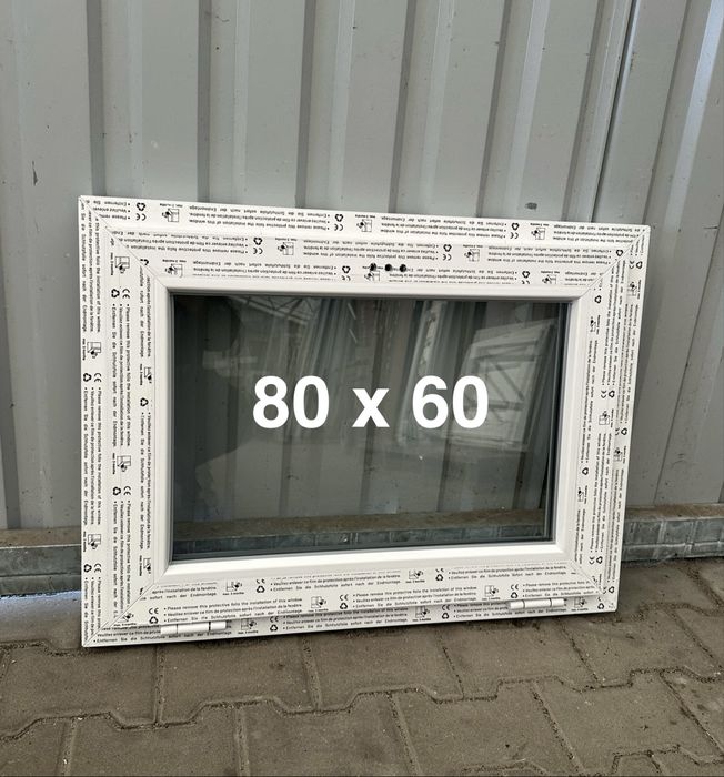 Okno PCV 80x60 i inne.Skład okien-Piątek nowe i używane.Setki rodzajów