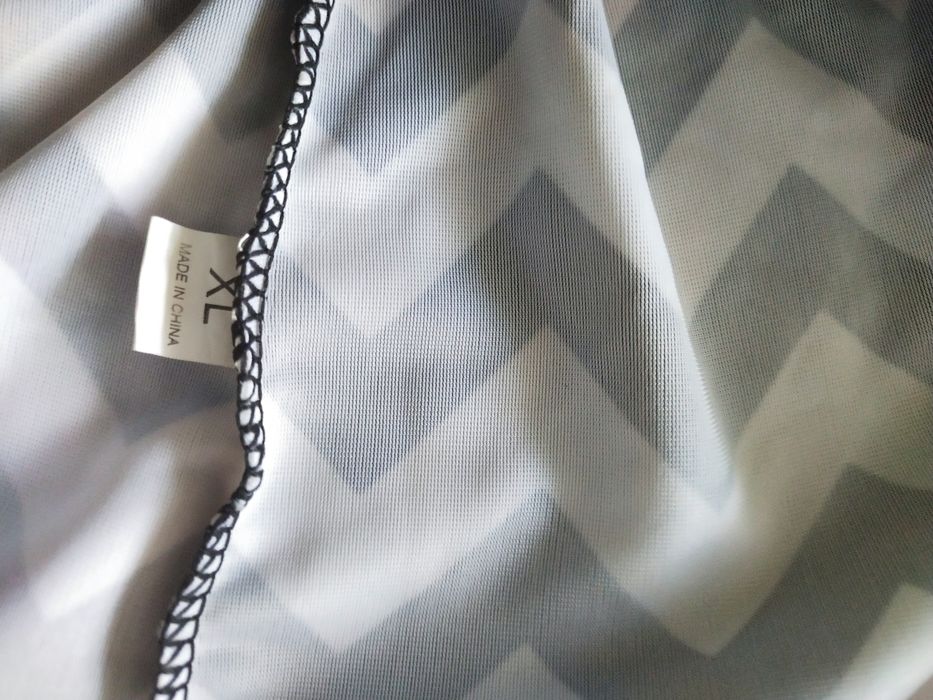 Strój kąpielowy biało czarny