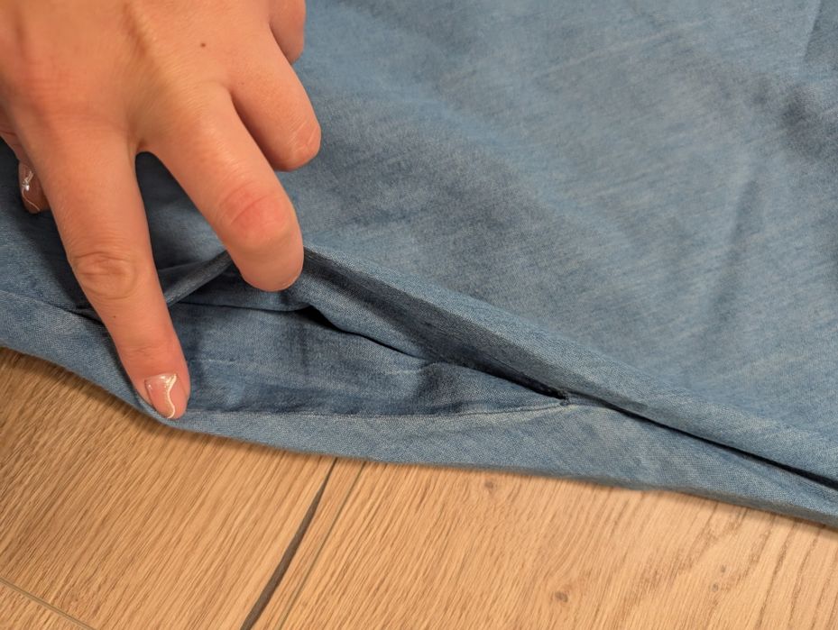Sukienka letnia hiszpanka jeansowa S 36 mini