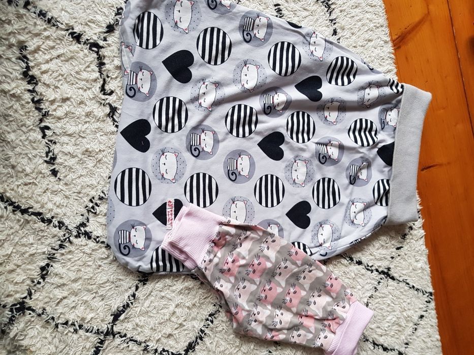 Śpiworek na lato handmade dwustronny