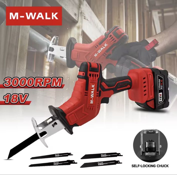 Serra Sem Fio 18V  Sem Bateria - Compativel com Bateria  Makita 18v