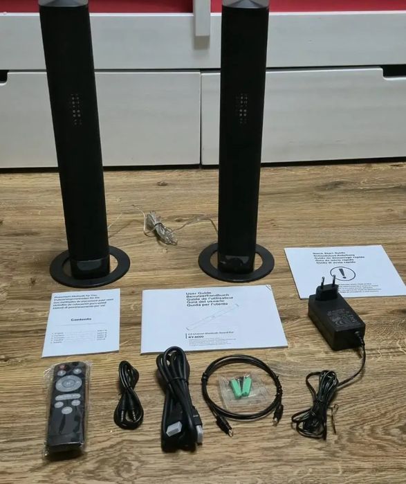 Саундбар GarageRock KY-8000, 90 Вт, роздільна конструкція 2-в-1