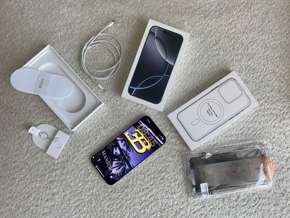 iPhone 16 Pro Max 256GB White Titanium SIM + eSIM 92 АКБ Состояние 5+